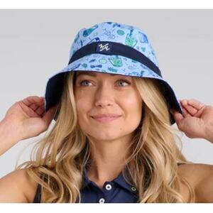 William Murray Light Blue Salty Raccoon Bucket Hat Size XL